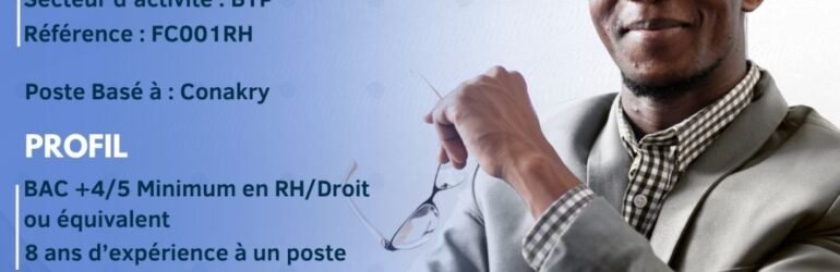 FAAMOU CONSULTING recrute pour le compte d’un client dans le secteur